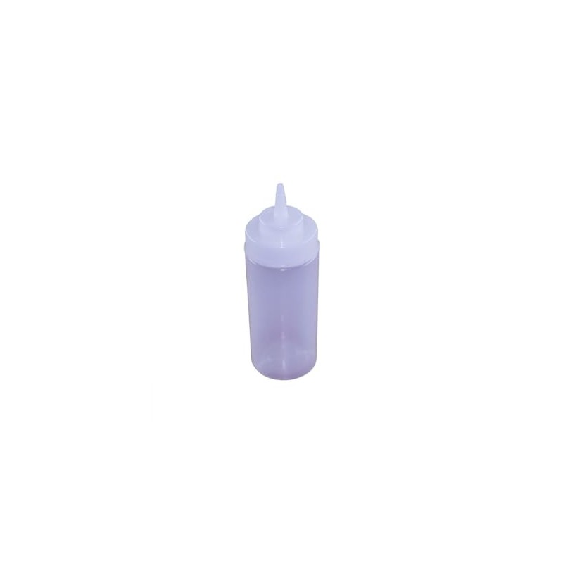 Chef Inox Wide Mouth Squeeze Bottle, 480 ml Capacity, Clear