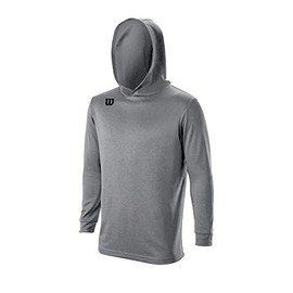 Wilson Basketball Shooting Hoodie - Gray, Medium