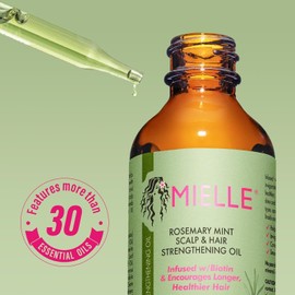 Rosemary Mint Hair Oil Set 2pcs with Hair Oil Applicator 1pc