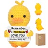 Vatogon Positive Crochet Duck for Her Him,Girlfriend Boyfriend Wife Husband