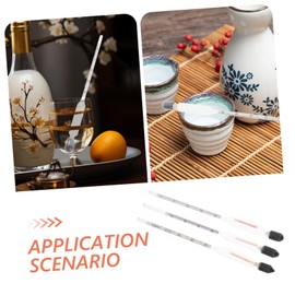 KICHOUSE 2sets Sugar Hydrometers Handheld Liquid for Accurate Sugar Content Measurement for Syrup Dairy and Juice Testing and Easy to Use 3pcs*2