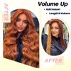 Copper Tape In Hair Extensions Human Hair Invisible 16 Inch