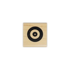 Target Mounted Rubber Stamp - Bullseye #14