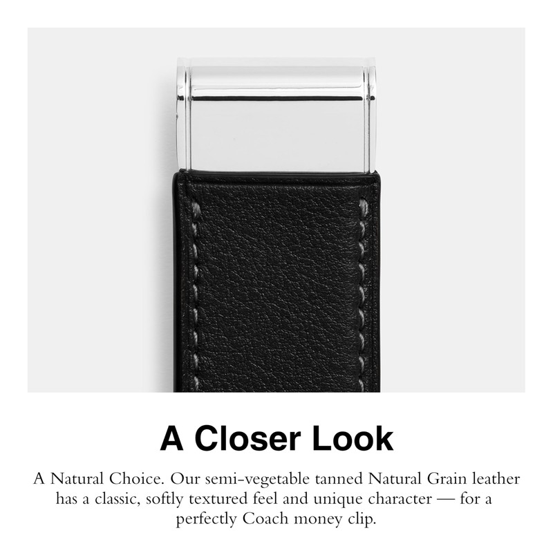 Coach Men's Money Clip, One Size