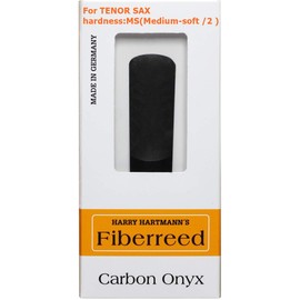 Weissenberg Carbon Onyx Fiberreed (Tenor Saxophone Reed, Medium-soft / 2, Black, B Flat, Resin)