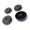 Design61 Set of 4 Plastic Furniture Glides Furniture Coasters Sofa