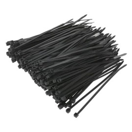 Sealey CT10025P200 Cable Tie 100 x 2.5mm Black Pack of 200