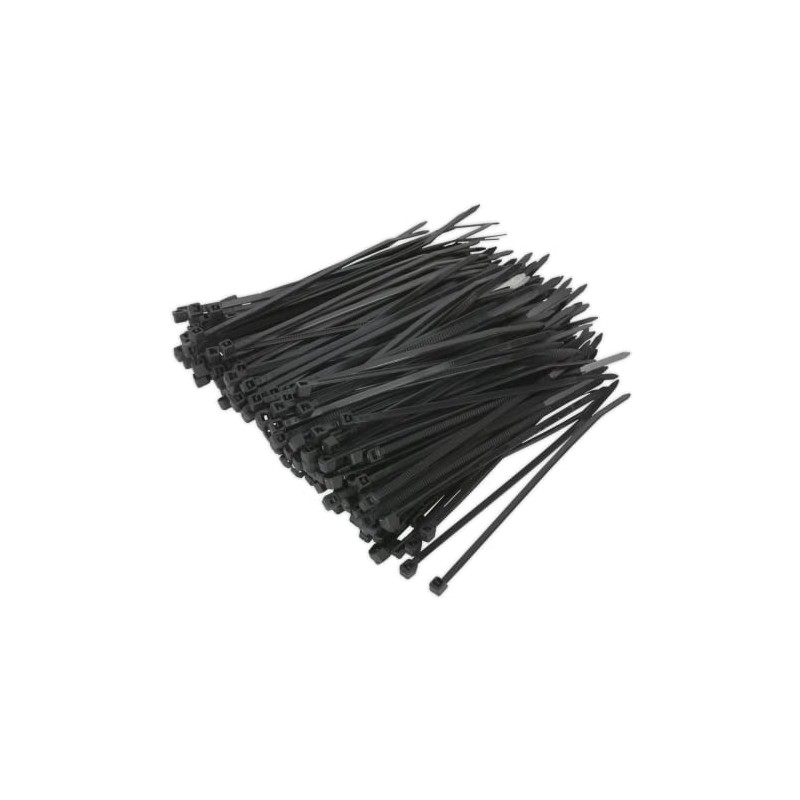 Sealey CT10025P200 Cable Tie 100 x 2.5mm Black Pack of