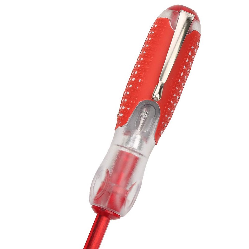 Test Pin Screwdriver, Voltage Tester, Screwdriver, 100V to 500V, Cross/Slotted