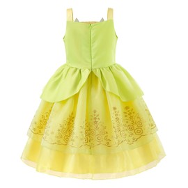 ReliBeauty Little Girls Princess Dress up Costume Sleeveless with Accessories,8/140