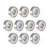 sourcing map 605-608 ABEC-3 Bearing 608ZZ 10Qty