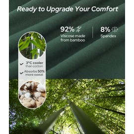 BAMBOO COOL Mens Underwear Ultra Soft & Breathable Boxer Briefs Moisture Wicking Tagless 3D Pouch 4 Pack