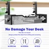 Punmoy Under Desk Cable Management Tray 25.12", Extra Large Cable