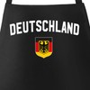 MoonWorks BBQ Apron for Men World Cup Germany Flag Eagle