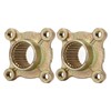 2pcs Wheel Rear Axle Hub 28 Tooth Spline 4 Stud