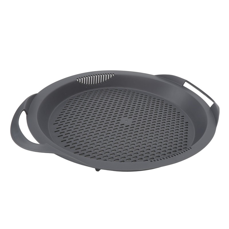 Kitchen Food Processor Robot Tray with Perforated Holes Steaming Tray