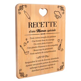 Gift for Mum, Mum, Birthday Gift, Gift for Mum, Best Gift for Mum from Son or Daughter, Bamboo Chopping Board for Mum, Mother's Day