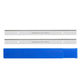 Ninehole 2 pieces HSS planer blades, 261 x 16.5 x 1.5 mm, planer blade blades suitable for Scheppach HMS 1050 1070 (TYP 2), 261 mm planer blade, 261 x 16.5 x 1.5 mm