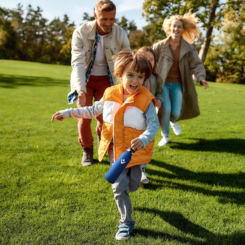 Vikastar Stainless Steel Water Bottle, Thermos Flask, 500 ml, BPA-Free