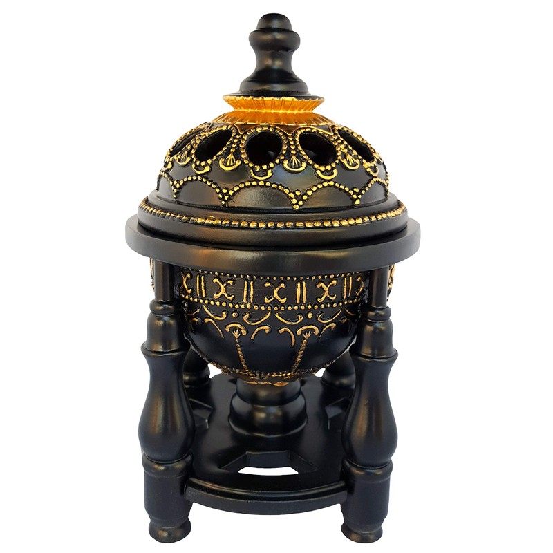 AM Charcoal Incense Burner - Bakhoor Burner Oud Frankincense Resin