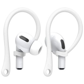 EEZ Silicone Sports Anti-lost Ear Hook For AirPods 1 2 3 4 Pro Strap Earhook Holder - White