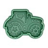 Städter 171848 Tractor Cookie Cutter, Plastic, 6.5 cm, Green