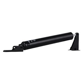 Wright Products Pneumatic Storm Door Closer – Adjustable, Smooth-Closing with Hold-Open Washer (Transitional, Black)