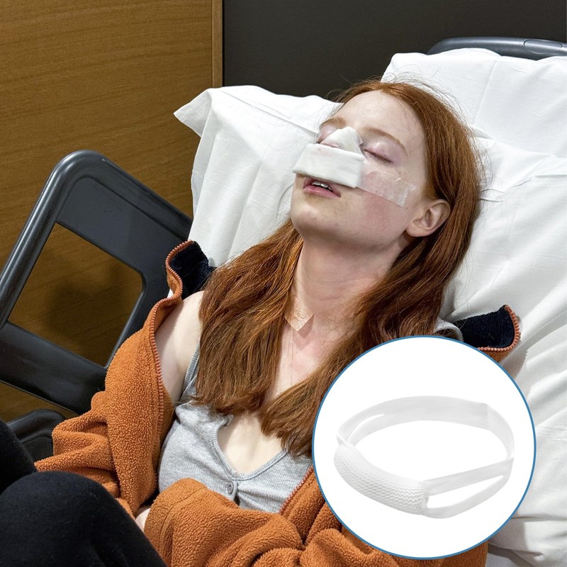 20 Pcs Elastic Nose Bandage, VEGCOO Nasal Bandage Nose Bleed