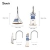 Sunlit Nautical Shower Curtain Hooks, Home Decorative Coastal Shower Curtain