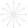 Garegce 70mm 83mm White Wooden Golf Tees 100PCS Sustainable Biodegradable