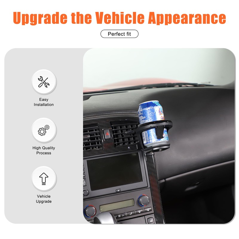 Car Air Vent Cup Holder Compatible with Chevy Corvette C6