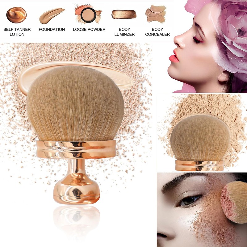 Large Self Tanning Brush, Kabuki Brush for Body And Face,Body
