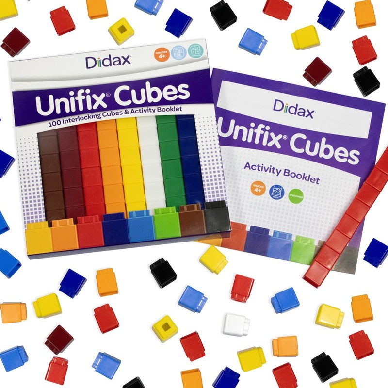 Didax Educational Resources Unifix Cubes Set (100 Pack)