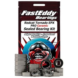 FastEddy Bearings Compatible with Redcat Tornado EPX PRO Ceramic Sealed Bearing Kit