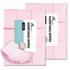KARA Nail Cotton Pads Premium Soak-Off Gel Wiper 1000 Sheets Large Capacity Lint-Free, 2 Pieces, 1000 Sheets, Pink / 카라 네일 화장솜 프리미엄 쏙오프 젤 와이퍼 1000매 대용량 보풀없는, 2개, 1000매입, 핑크