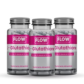 FLOW Glutatión 500 mgPaquete 3 piezasSuplemento AlimenticioMejor precio, más días de consumo.                                                         