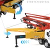 SHINESIGNAL Concrete Pump Truck Toy, Cement Toy Truck Model with