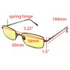 ColorViper basic square computer Amber tinted lenses reader Unisex spring