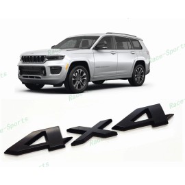 Grand Cherokee 1P 2021+ Jeep Grand Cherokee WL/WK Rear 4X4 4 X 4 Nameplate Emblem Matte Black