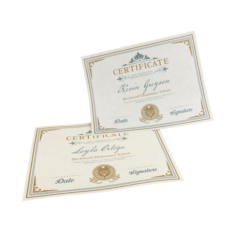 HYGLOSS 92306 30-Sheet Parchment Paper, 8.5 by 11-Inch, Gold