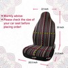 sourcing map Universal Stripe Front Baja Bucket Seat Cover Saddle