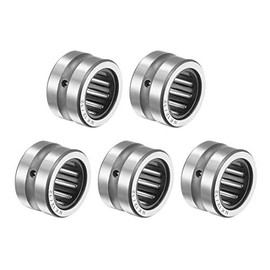 uxcell NK12/12 Machined Ring Needle Roller Bearing, 12mm Bore, 19mm OD, 12mm Width 6400N Static Load 6050N Dynamic Load 25000rpm Limiting Speed 5pcs