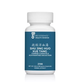 Bio Essence Health Sicecce 2198 Shu Jing Huo Xue Tang/Chinese Clematis & Achyranthes Decoction 100g