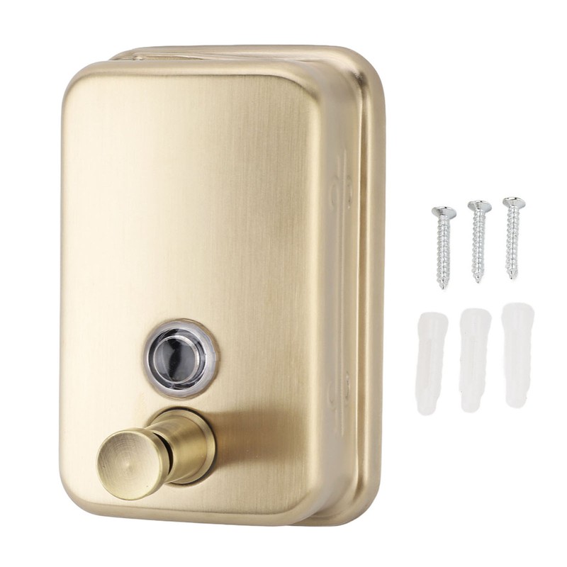 Wall Mount Commercial Soap Dispenser Large Capacity Leakproof Manual Stainless