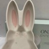 Oneida Stoneware Bunny Rabbit Platter Easter Serve ware Decorations Bunny