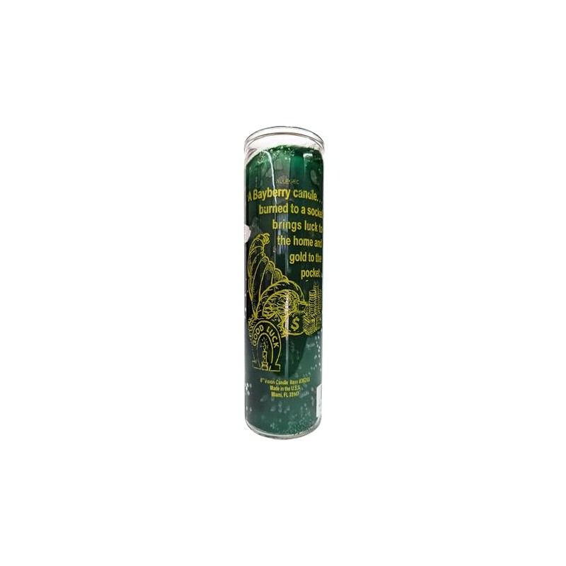 Generic Bayberry Green Pillar Candle