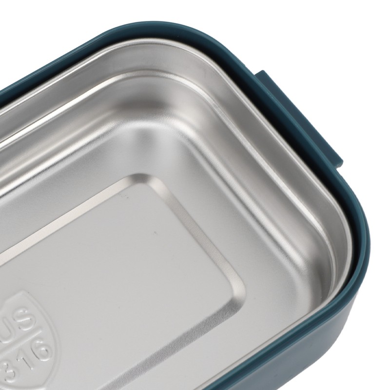 Bento Lunch Box 316 Stainless Steel 700ml Capacity Leakproof Microwave