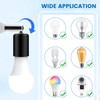 Ceramic Light Bulb Socket Extender, Heat-Resistant E26/E27 Light Socket Adapter
