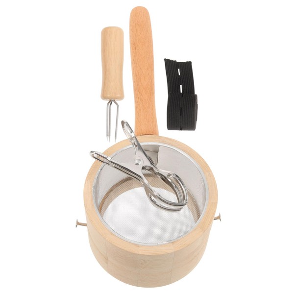 ORFOFE 1Set Portable Moxibustion Box with Elastic Belt and Awl