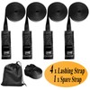 WEDAMER 4-Pack Kayak Tie Down Straps Heavy Duty Cam Buckle